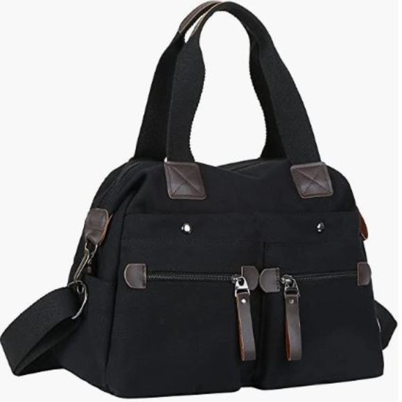 NEW Women Canvas Shoulder Handbag - Picture 10 of 11